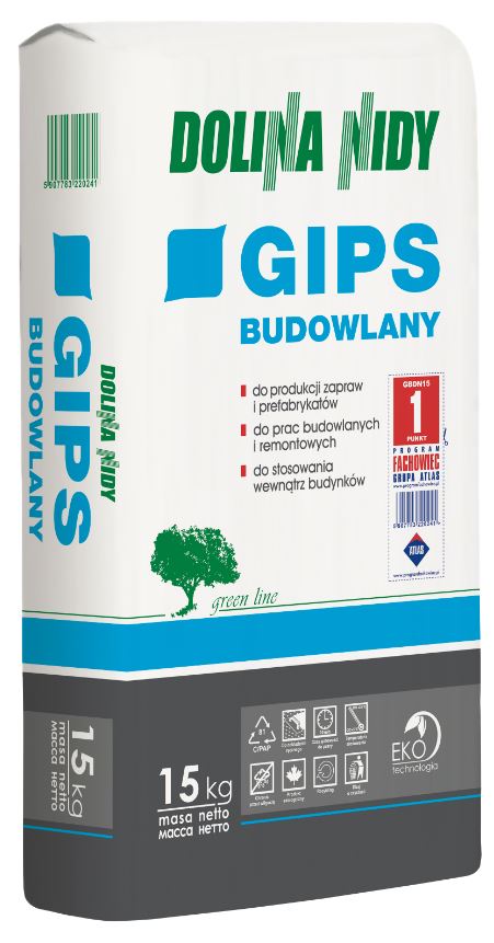 Gips budowlany 15 kg