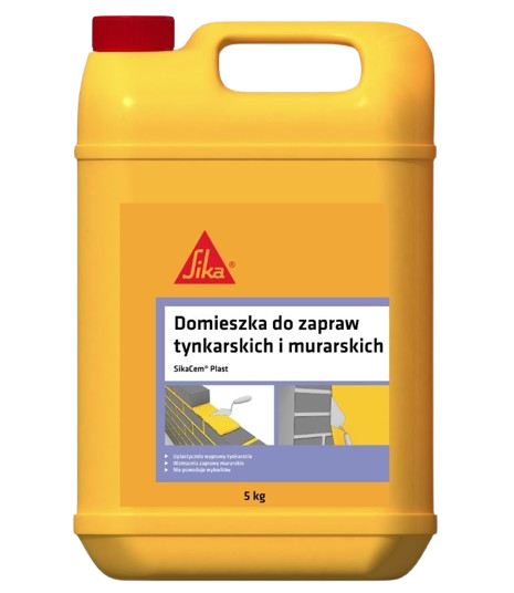 Plastyfikator do zapraw murarskich i tynkarskich SikaCem Plast 5 kg