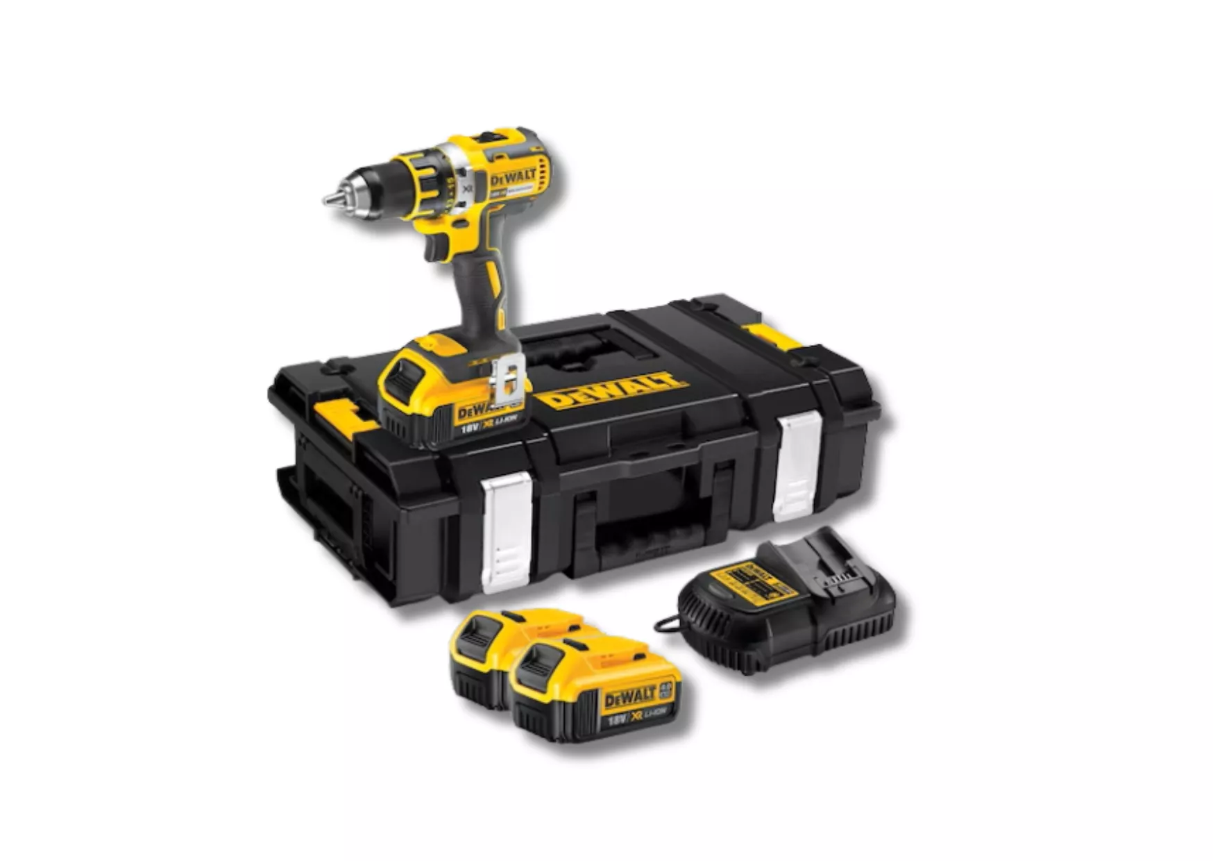 Wiertarko-wkrętarka akumulatorowa z zestawem baterii 3x4Ah Dewalt Wiertarko-wkrętarka akumulatorowa z zestawem baterii 3x4Ah Dewalt