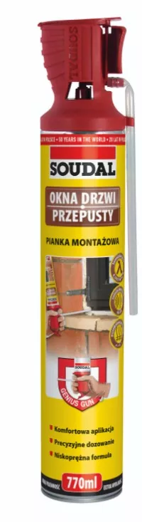 Piana montażowa Genius Gun Soudal 770 ml