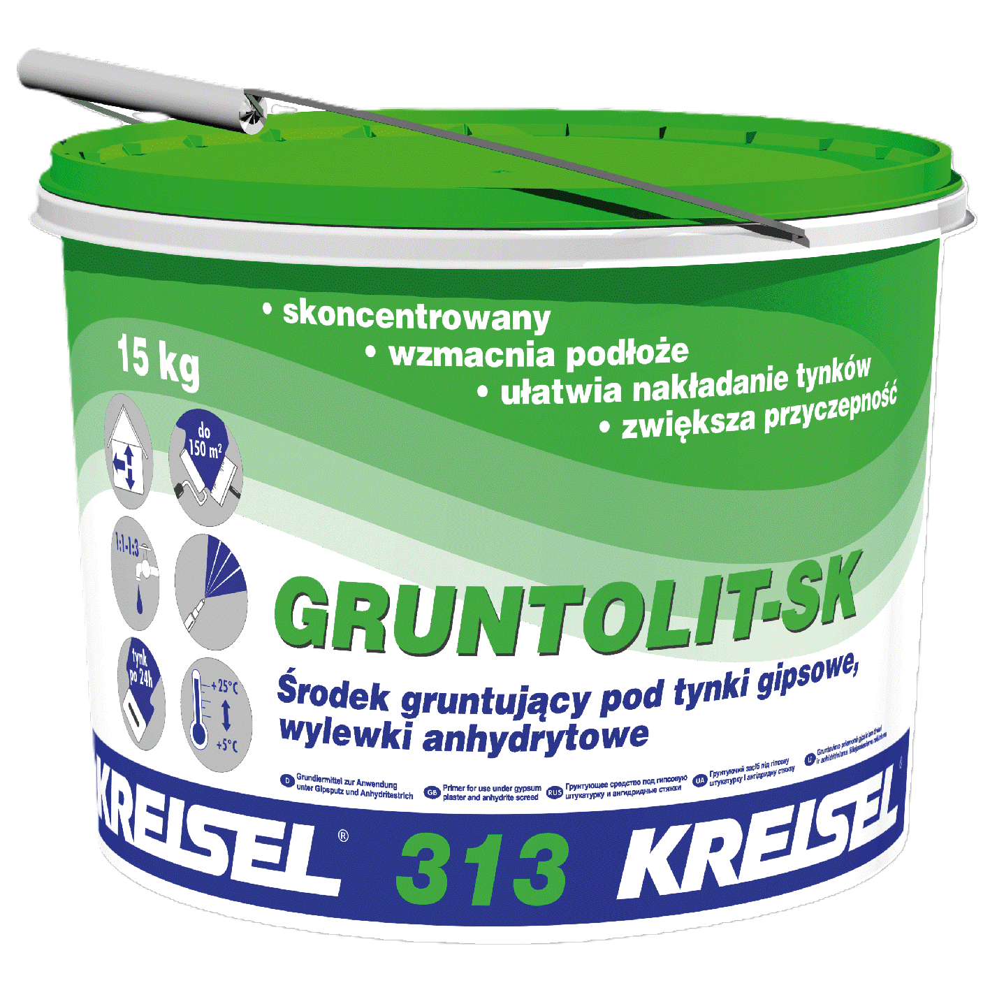 Gruntolit-SK 313 15 kg środek gruntujący pod tynki i wylewki