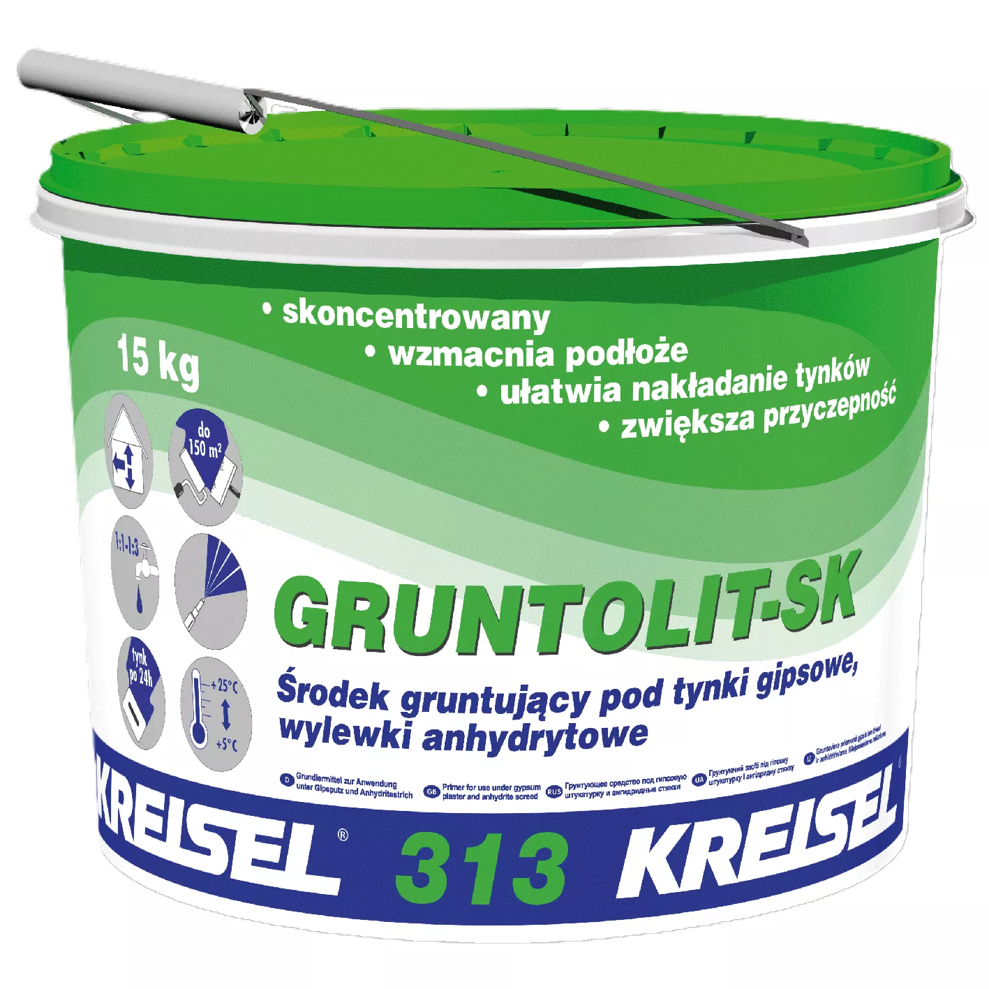 Gruntolit-SK 313 15 kg środek gruntujący pod tynki i wylewki
