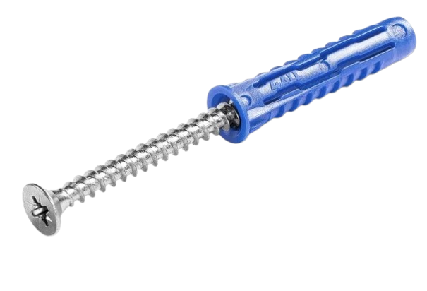 Kołek uniwersalny 4ALL fi 10 mm z wkrętem 6x60 mm,  25 szt. 
