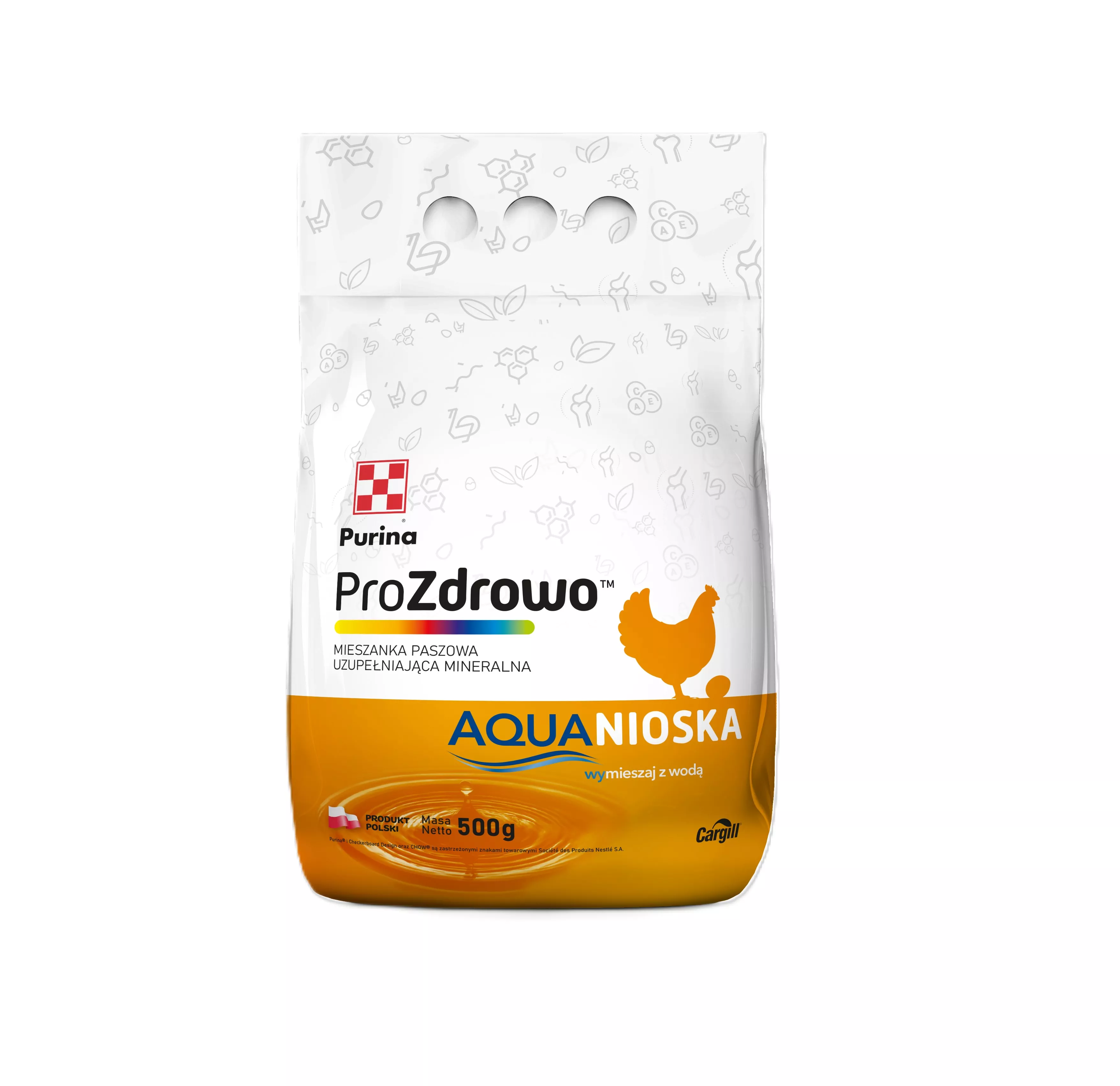 ProZdrowo Aqua Nioska 1%-0,5kg mieszanka witamin Purina