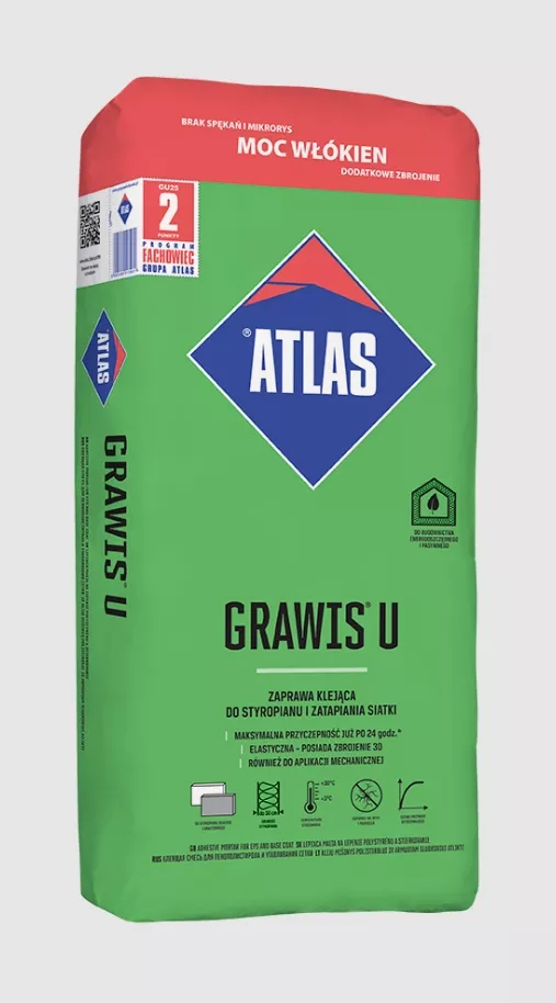 Klej do styropianu i siatki  Grawis U 25 kg Atlas