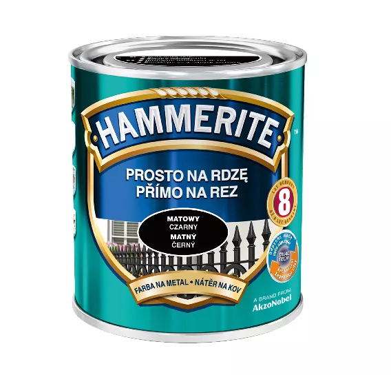 Hammerite Prosto na Rdzę 0,7l czarny mat