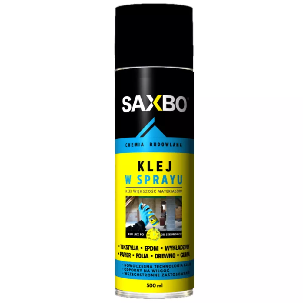Klej w sprayu 500ml Saxbo