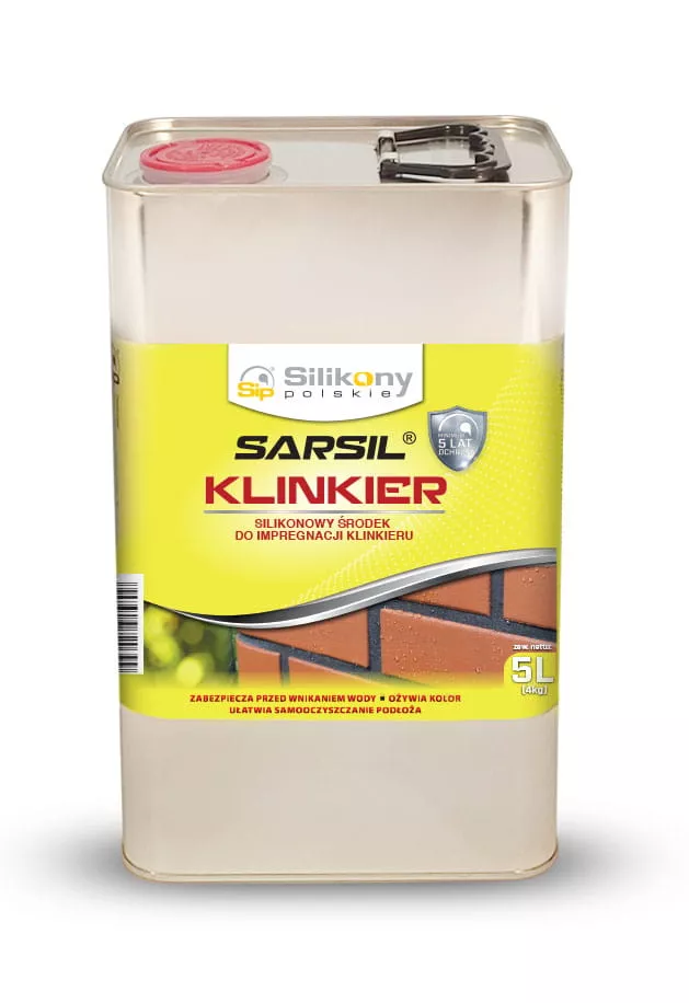 Impregnat silikonowy do klinkieru SARSIL 4 kg (5L)