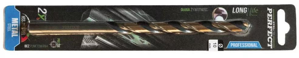 Wiertło do metalu hss długie 6,0x139 mm - 1 szt. Stalco Perfect