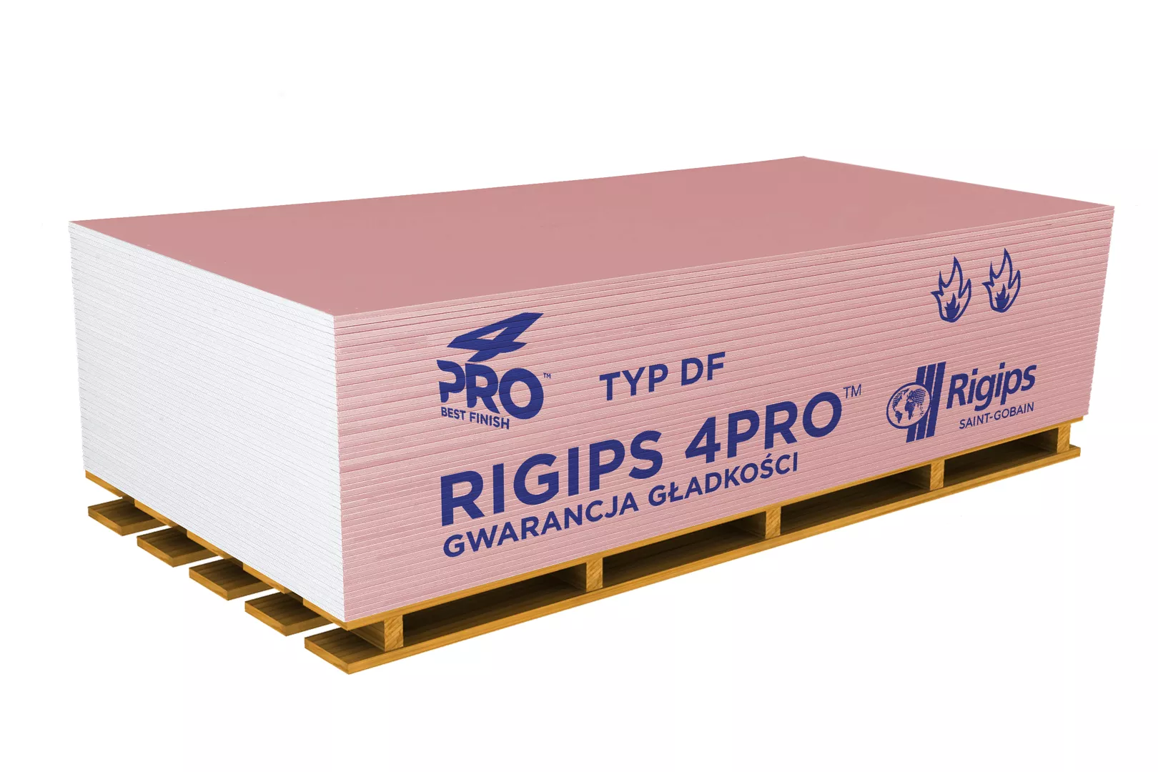 Płyta gipsowo-kartonowa RIGIPS 4PRO Fire+ typ DF 1,2 x 2,0 mb