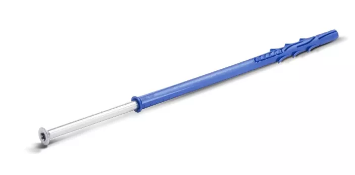 Kołek ramowy z ocynkowanym wkrętem z łbem stożkowym 8x80 mm 
