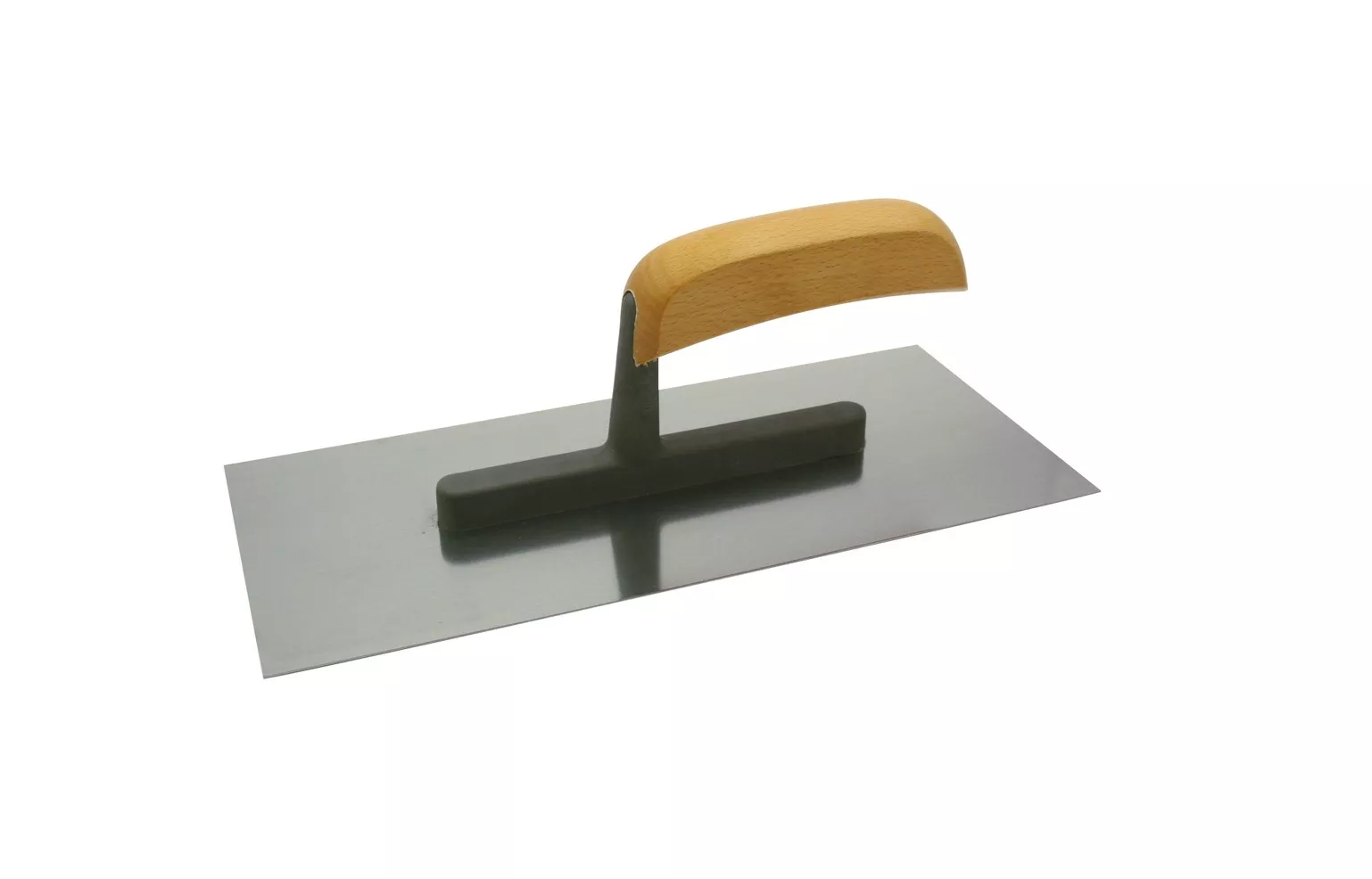 Paca nierdzewna ze stopką aluminiową, rączka drewniana 120/270