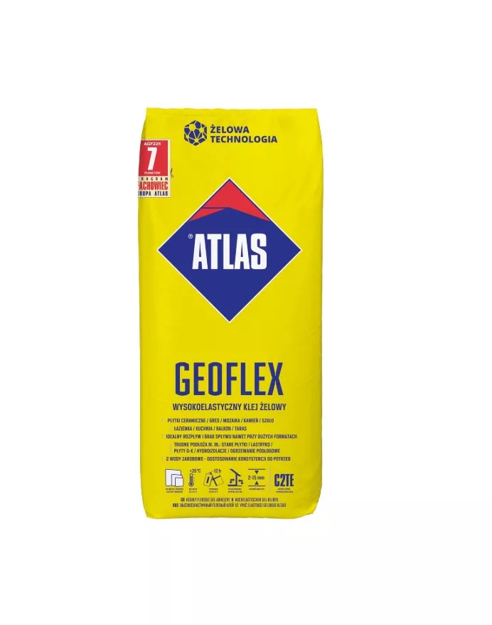 Klej wysokoelastyczny żelowy GEOFLEX Atlas 25 kg