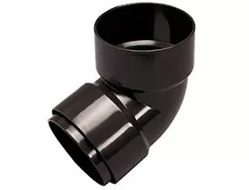 Kolano dwukielichowe Kanion 50x67 mm ciemny brąz WAVIN