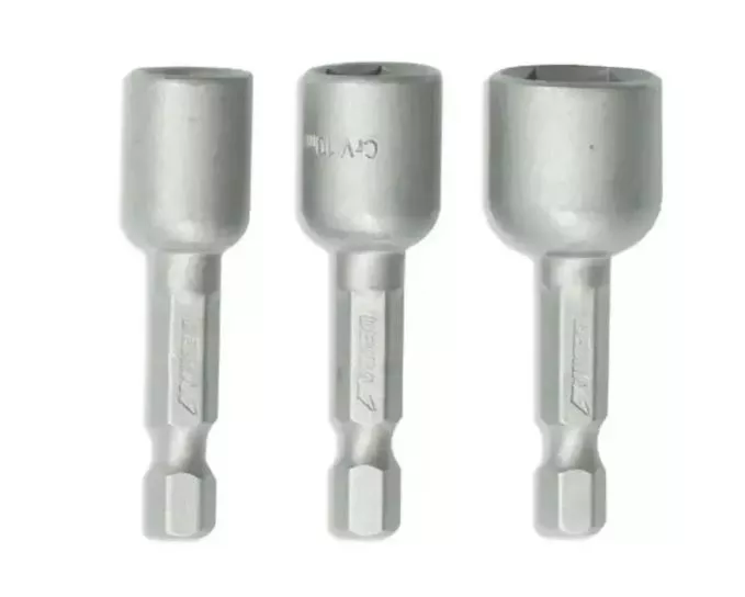 Zestaw nasadek magnetycznych 3 szt. 8, 10, 13x48 mm, 1/4"