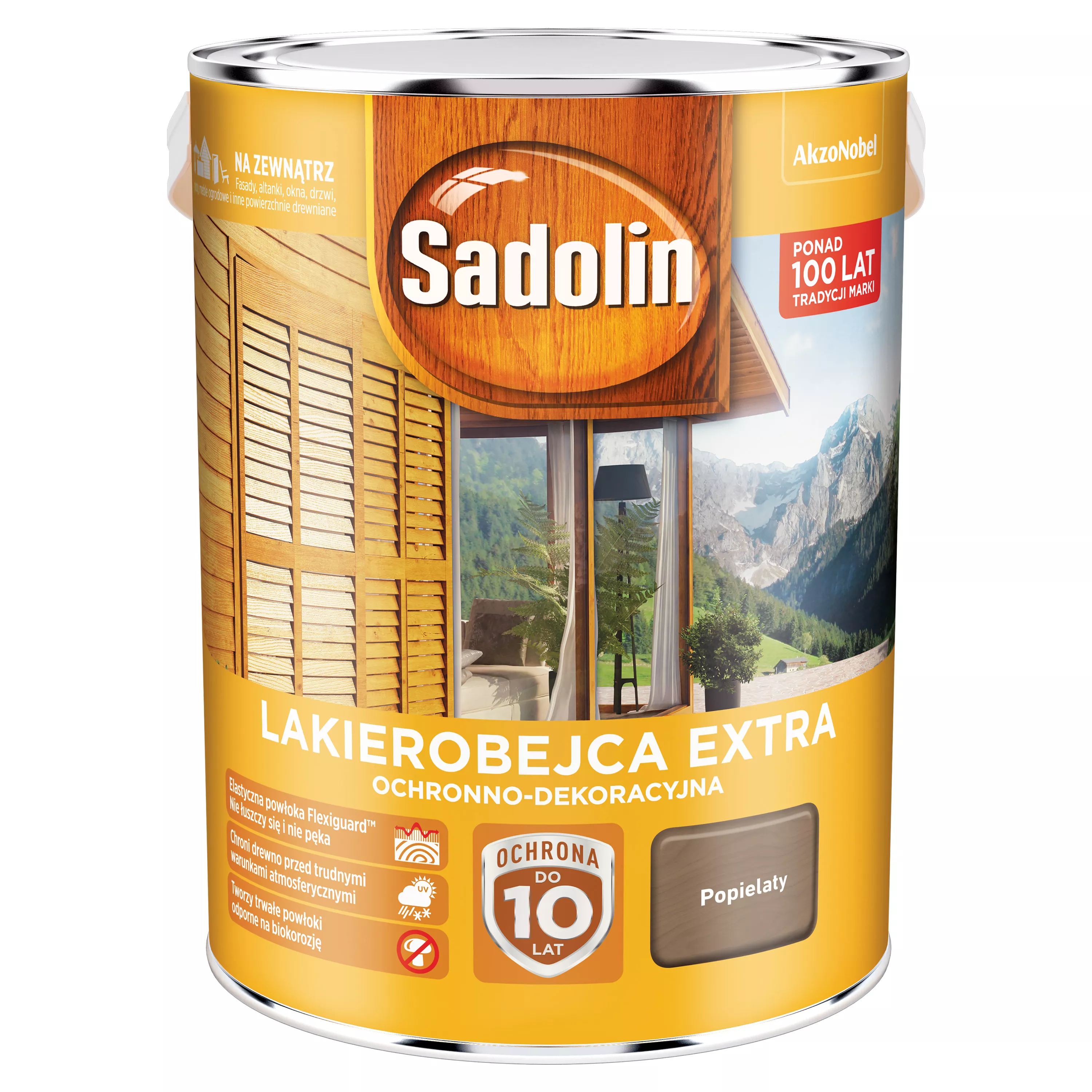 Lakierobejca Sadolin Extra 2,5 l popielaty