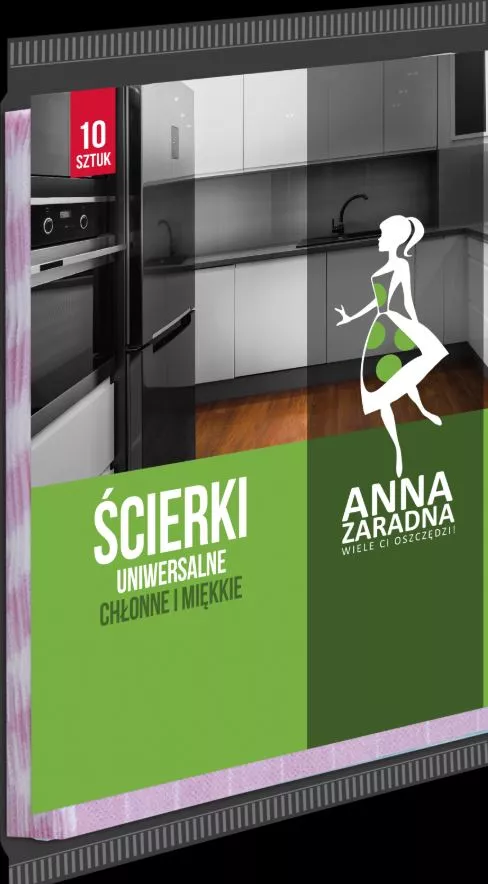 Ścierki uniwersalne 10 szt. ANNA ZARADNA