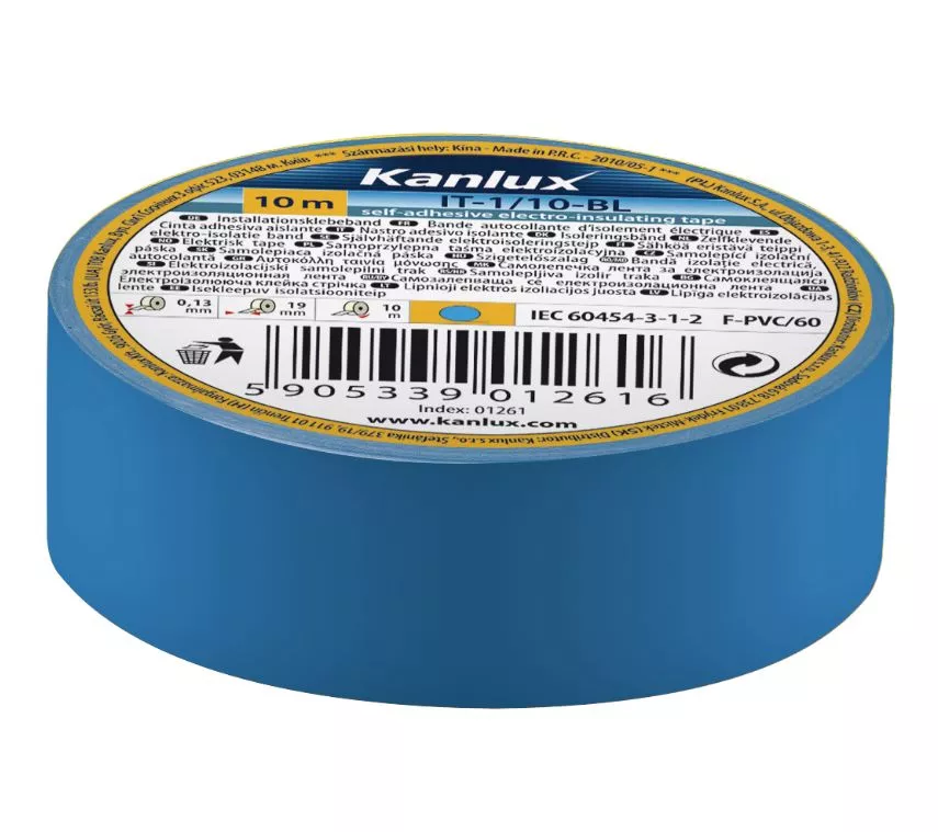 Taśma elektroizolacyjna 0.13/19mm 20 m niebieska