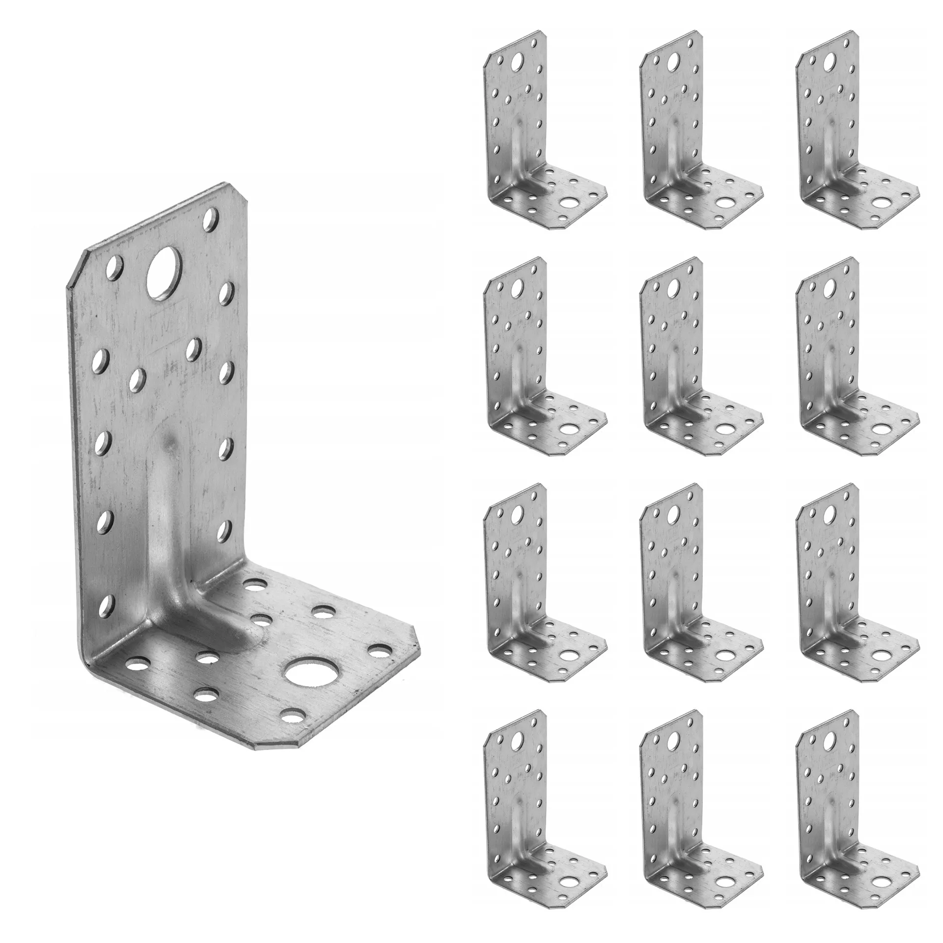 Kątownik ciesielski z przetłoczeniem 90x50x55 mm KP3 – zestaw 20 sztuk