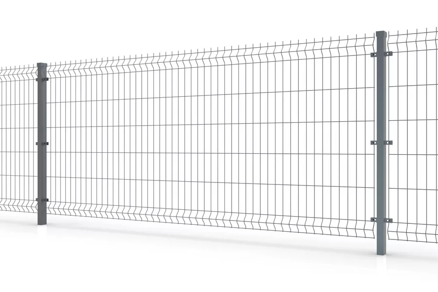 Panel ogrodzeniowy antracyt, 123x250 cm, oczko 50x200 mm, drut 4 mm