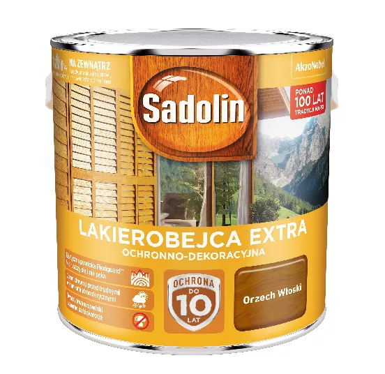 Lakierobejca Sadolin Extra 2,5 l orzech włoski