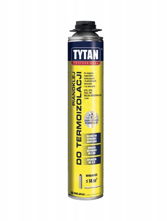 Pianoklej do termoizolacji 820 ml szary Tytan