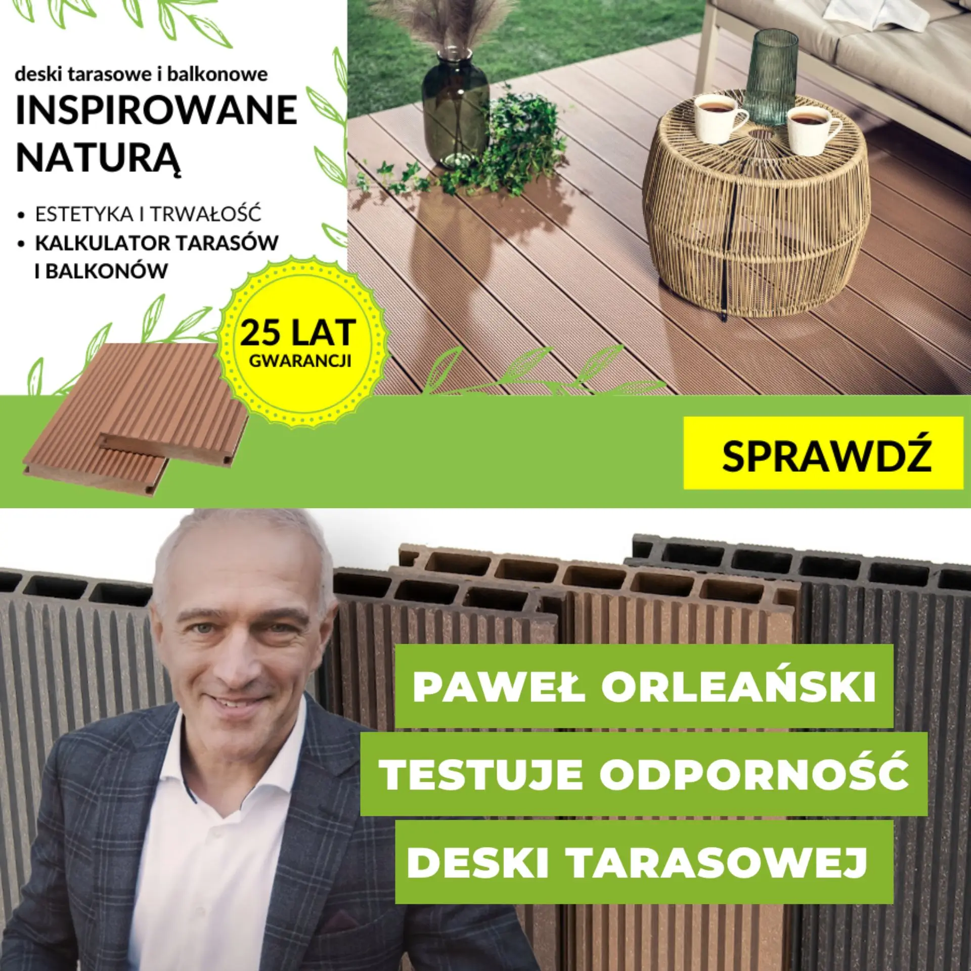 Deska tarasowa kompozytowa 4 m antracyt szczotkowany DEX