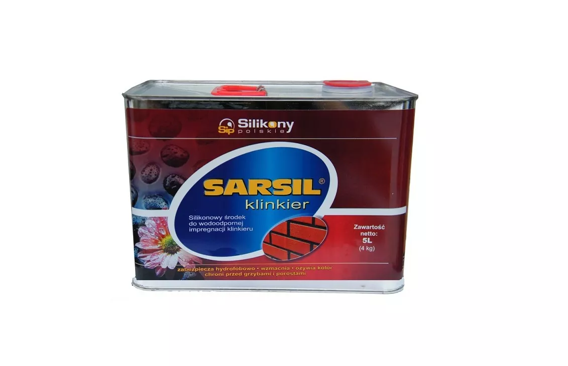 Impregnat silikonowy do klinkieru SARSIL 4 kg (5L)