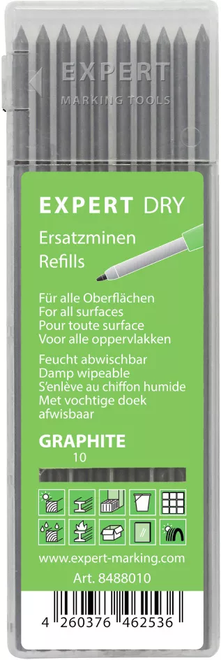 Wkład do rysika grafit 2.8 mm 10 sztuk