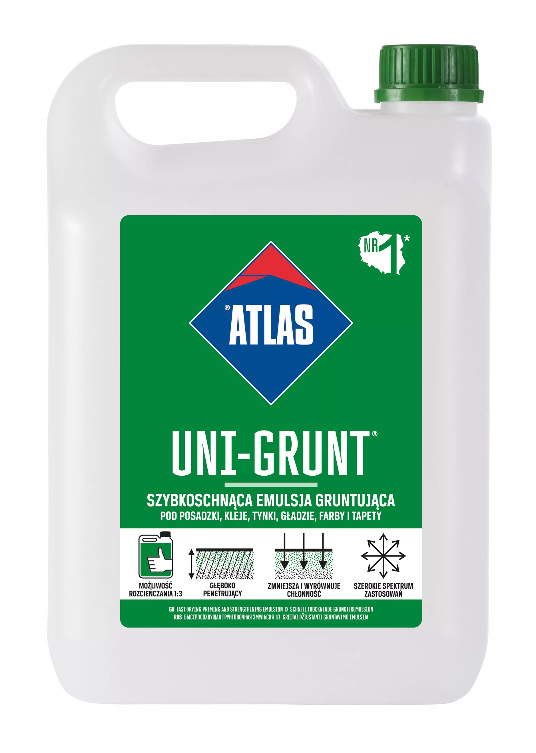 Atlas Uni-Grunt emulsja gruntująca 5 kg