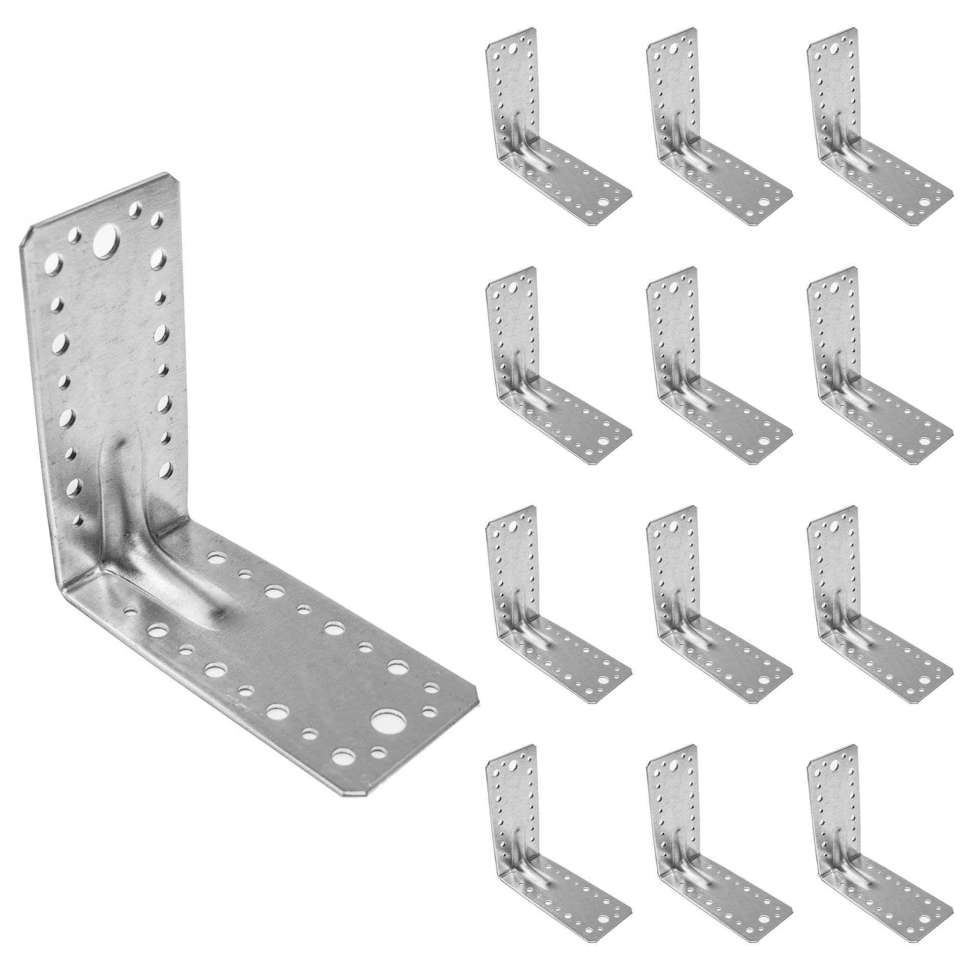 Kątownik ciesielski z przetłoczeniem 140x140x65 mm KP5 – zestaw 20 sztuk