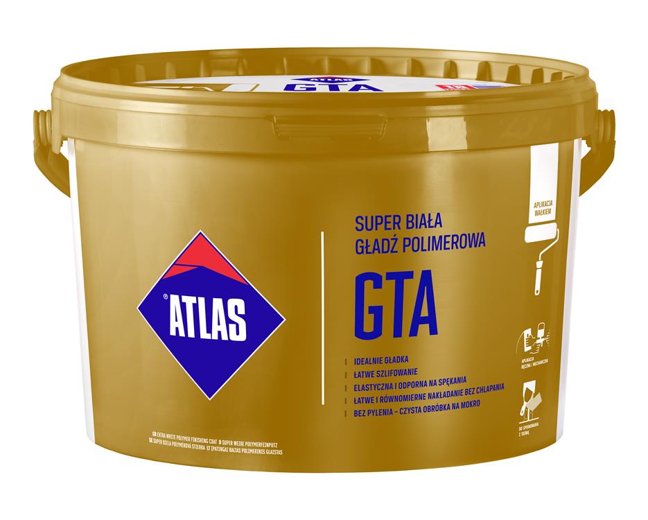 Gładź gotowa GTA 18 kg Atlas polimerowa