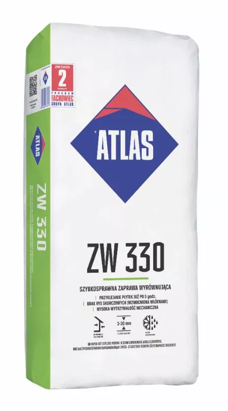 Zaprawa wyrównująca Atlas ZW 330, 25 kg