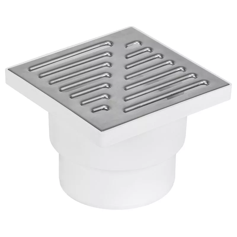 Kratka ściekowa pionowa 100 mm ruszt nierdzewny