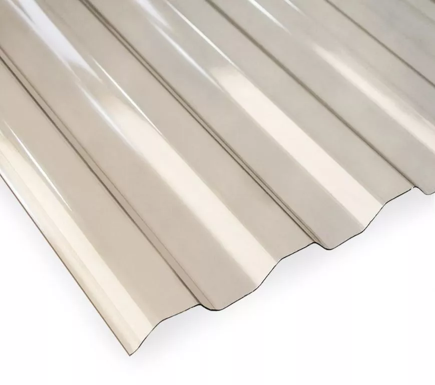 Płyta PVC T76/18 90x200 cm trapez dymny 
