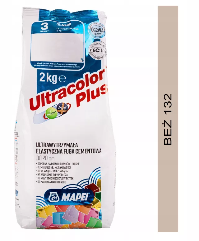 Fuga Ultracolor Plus 132 Beż 2kg Mapei