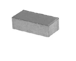 Kostka betonowa prostokątna szara  gr. 6 cm