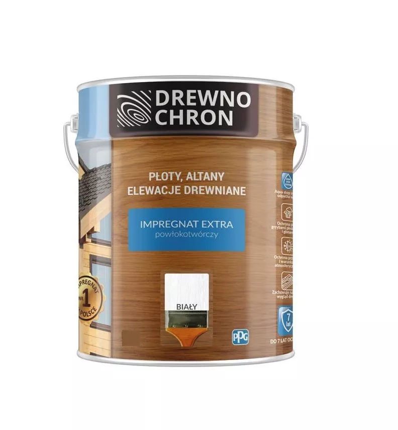 Impregnat do drewna Drewnochron 0.75 L biały