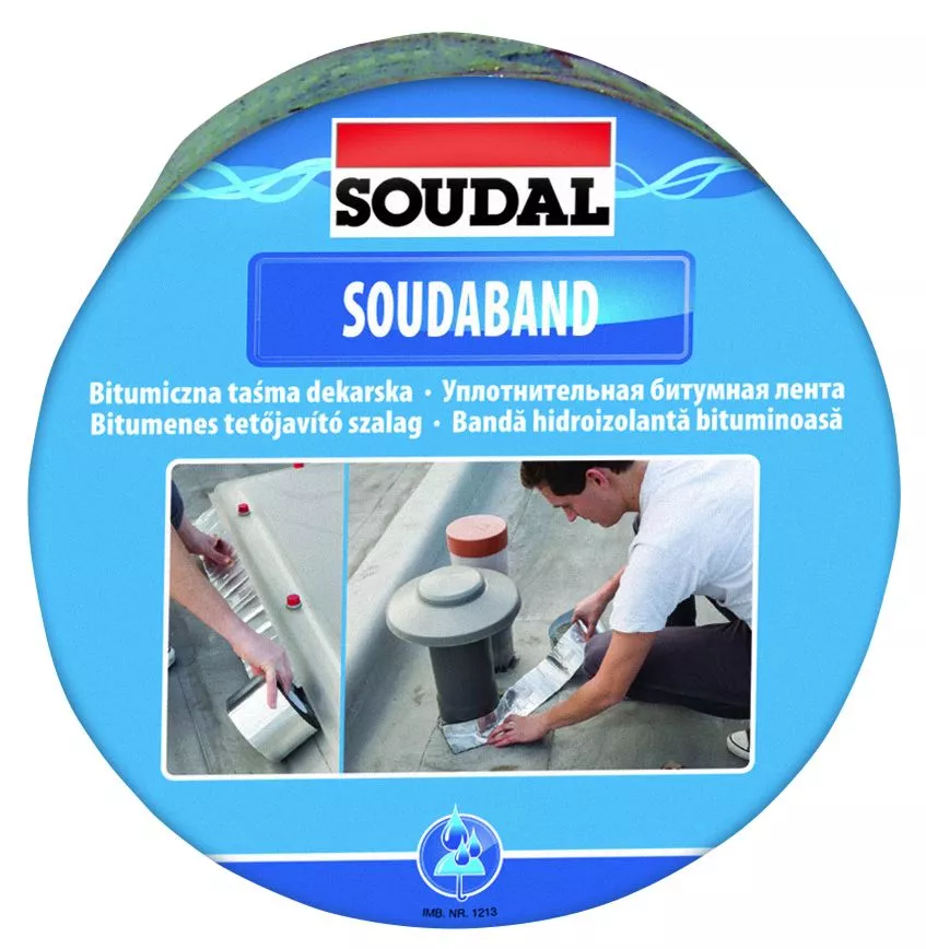 Taśma dekarska uszczelniająca Soudaband 10 cm alu 