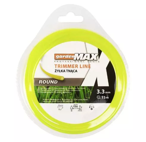 Żyłka tnąca okrągła 3,3 mm x 15 m blister