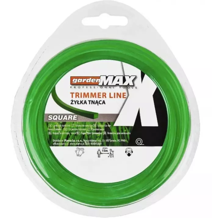 Żyłka tnąca kwadrat 2 mm x 15 m blister