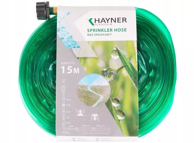 Wąż ogrodowy zraszający Sprinkler 15m