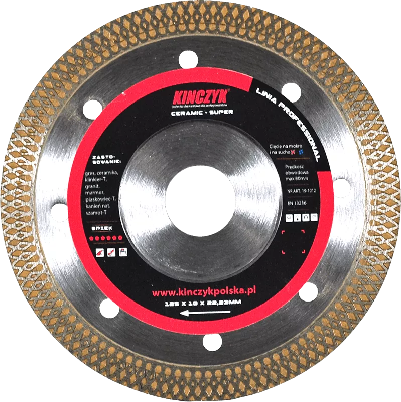 Tarcza diamentowa Ceramic-Super 125x10x22.23