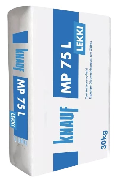Tynk gipsowy maszynowy MP75 L 30 kg KNAUF