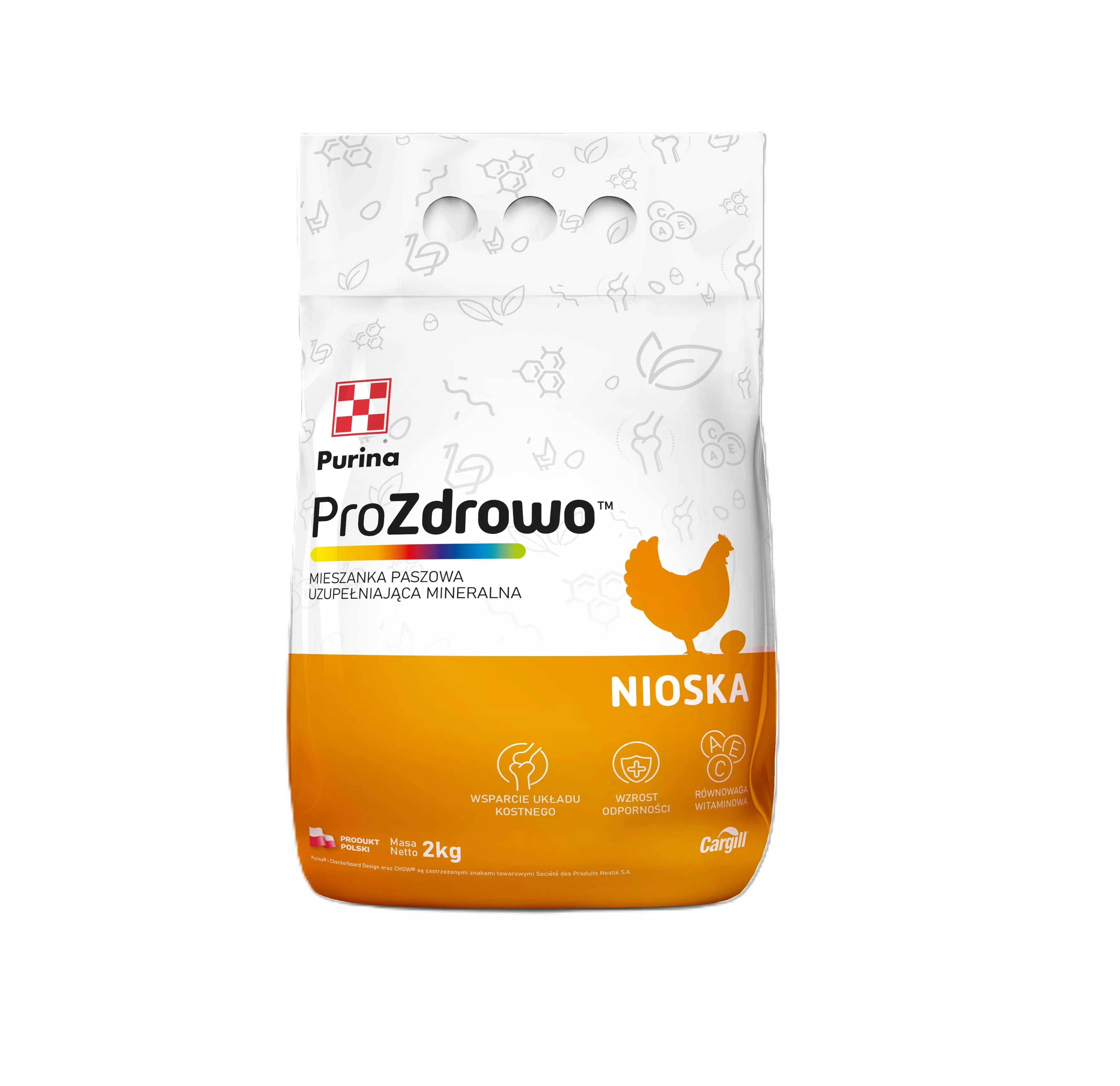 ProZdrowo Nioska 2%- 2 kg Purina mieszanka pasz