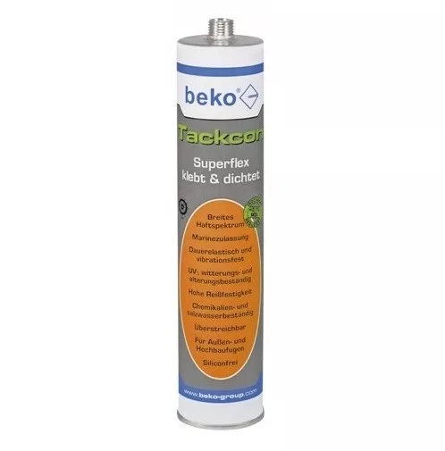 Klej elastyczny Tackcon bezbarwny 310 ml Beko