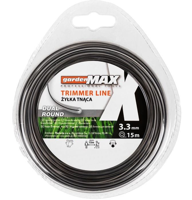 Żyłka tnąca okrągła dual round 3,3 mm x 15 m blister