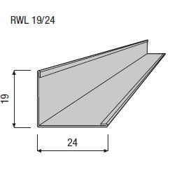 AMF Kątownik przyścienny 19x24 3 m Ventatec L 