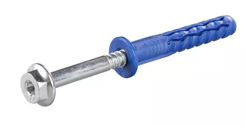 Kołek ramowy 10x50 mm, ocynk galwaniczny, łeb heksagonalny  