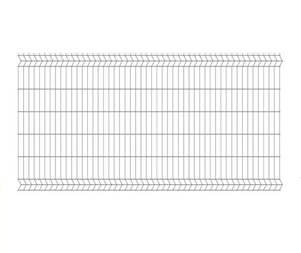 Panel ogrodzeniowy ocynk, 123x250 cm, oczko 75x200 mm, drut 3.2 mm